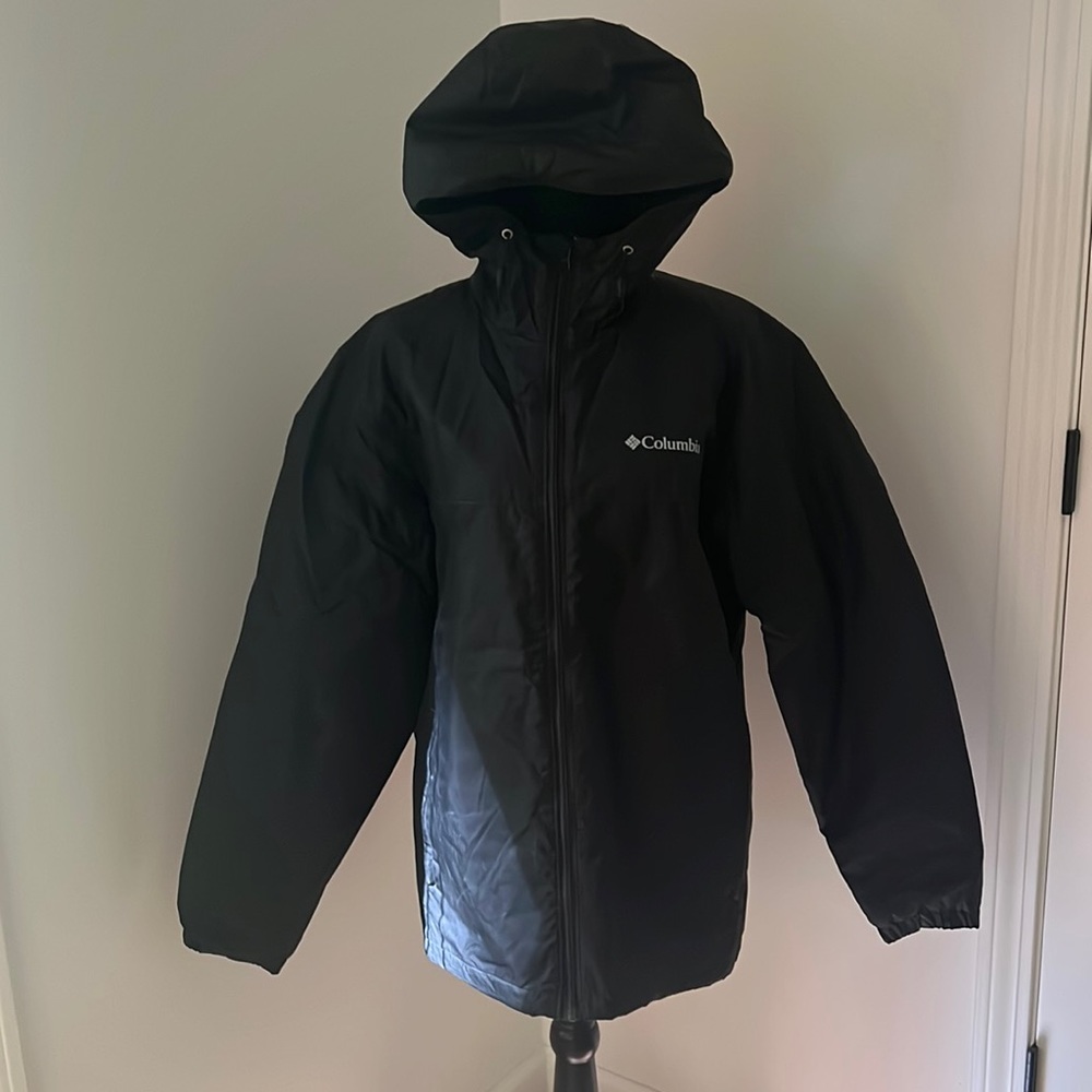 Men’s Medium Columbia Light Weight Winter Jacket Black